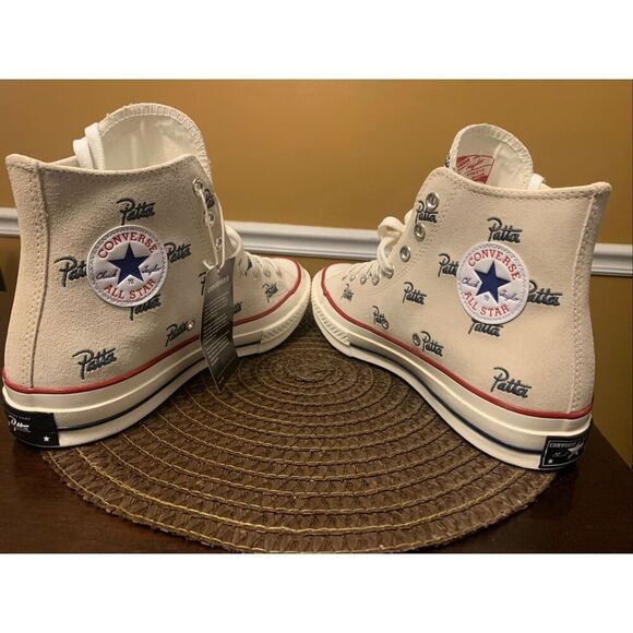 Patta x Converse Chuck 70 Hi Patta Mini Logo Pack NATURAL IVORY Size 10 A12831C main image 7